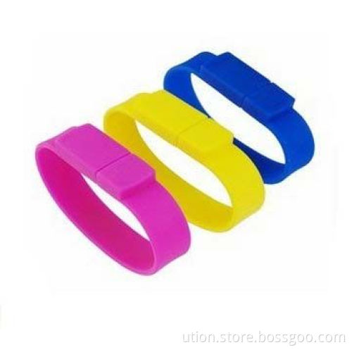 Bracelet USB Flash Memory with 1 to 32GB Memory Capacity, Free Printing and Packaging